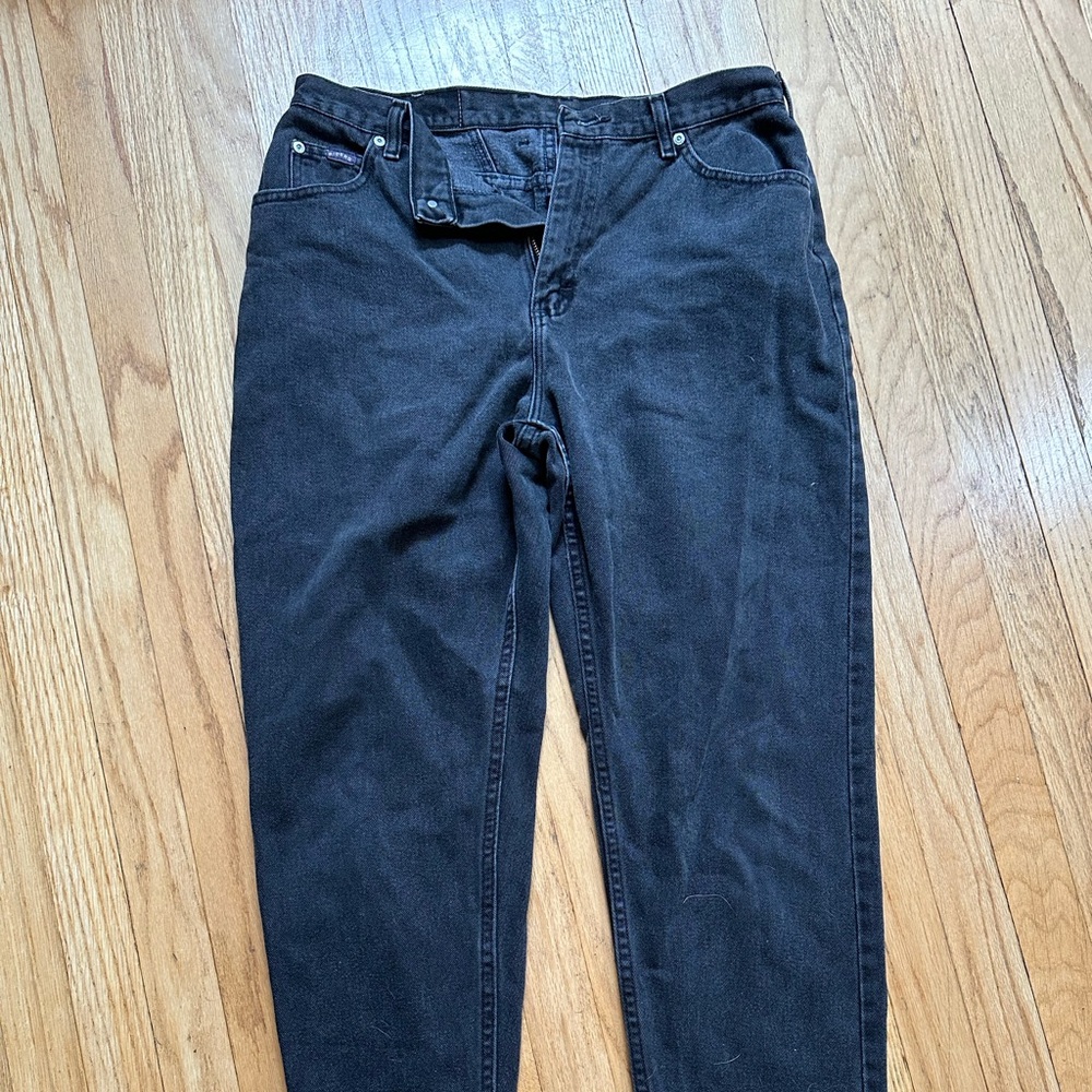Vintage Riders by Lee washed denim jeans size 14 petite 32 waist